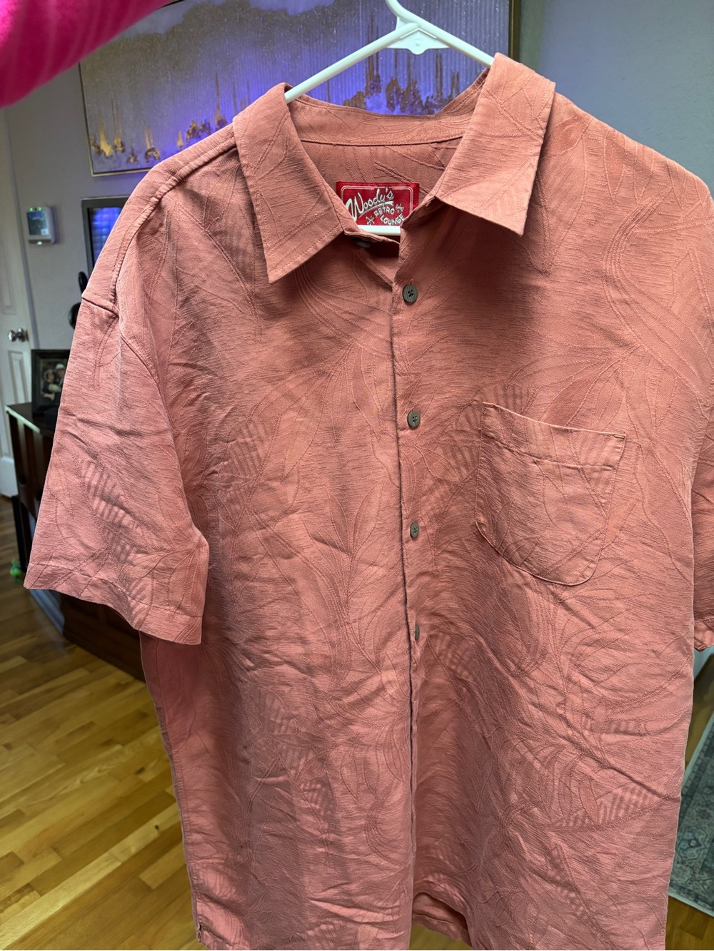 Woody’s Retro Lounge Hawaiian Men’s Shirt